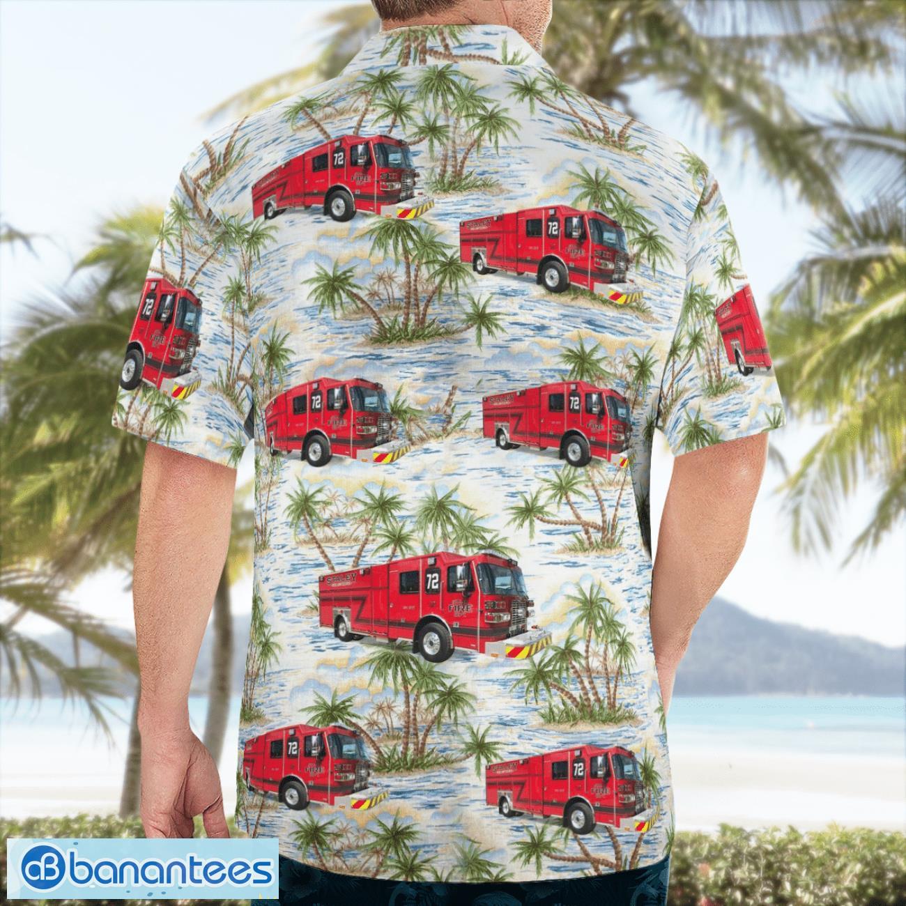 staley volunteer fire department nc beach hawaiian shirt summer gift 1 image Staley Volunteer Fire Department, NC Beach Hawaiian Shirt Summer Gift Product Photo 2
