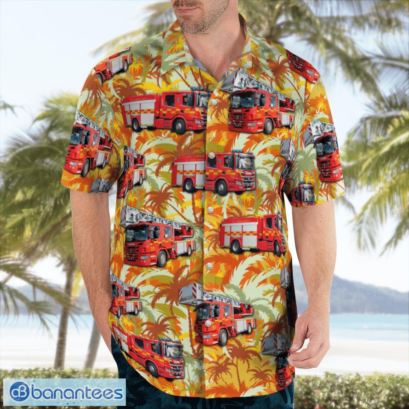 Storstockholms brandförsvar, Sweden Hawaiian Shirt Beach Summer Shirt Storstockholms brandförsvar, Sweden Hawaiian Shirt Beach Summer Shirt Product Photo 4