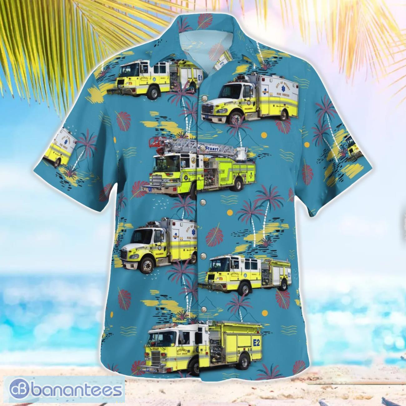 stuart fire department beach hawaiian shirt summer gift 2 image Stuart Fire Department Beach Hawaiian Shirt Summer Gift Product Photo 3