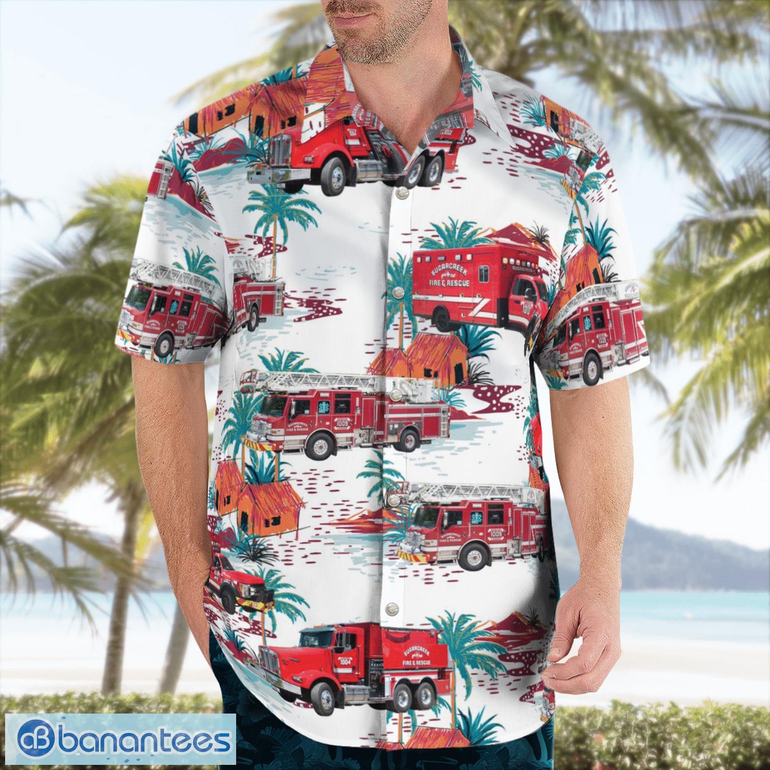 sugarcreek ohio sugarcreek fire amp rescue 3d hawaiian shirt gift for summer 2 image Sugarcreek, Ohio, Sugarcreek Fire & Rescue 3D Hawaiian Shirt Gift For Summer Product Photo 3