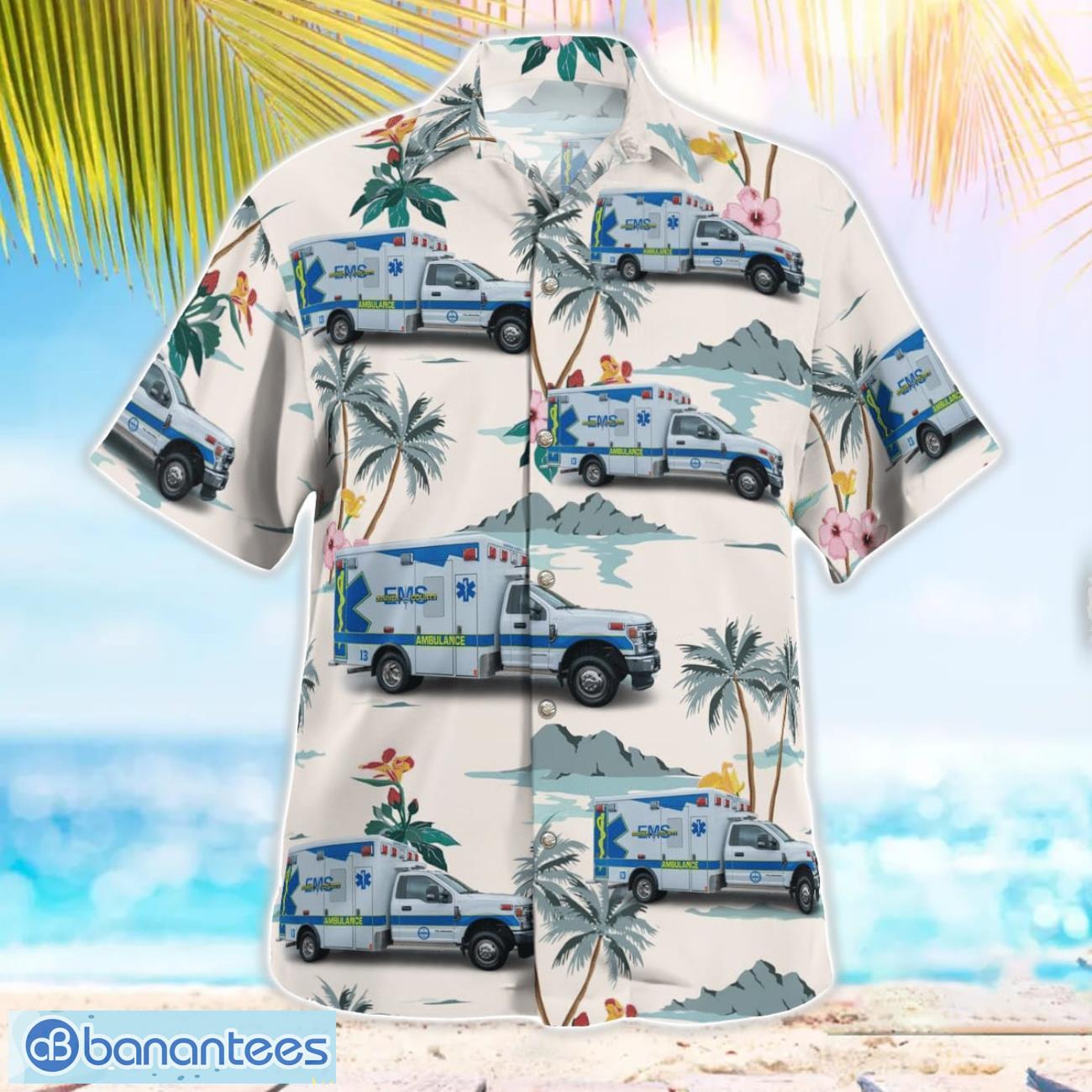 Sumner County EMS Beach Hawaiian Shirt Summer Gift Sumner County EMS Beach Hawaiian Shirt Summer Gift Product Photo 2