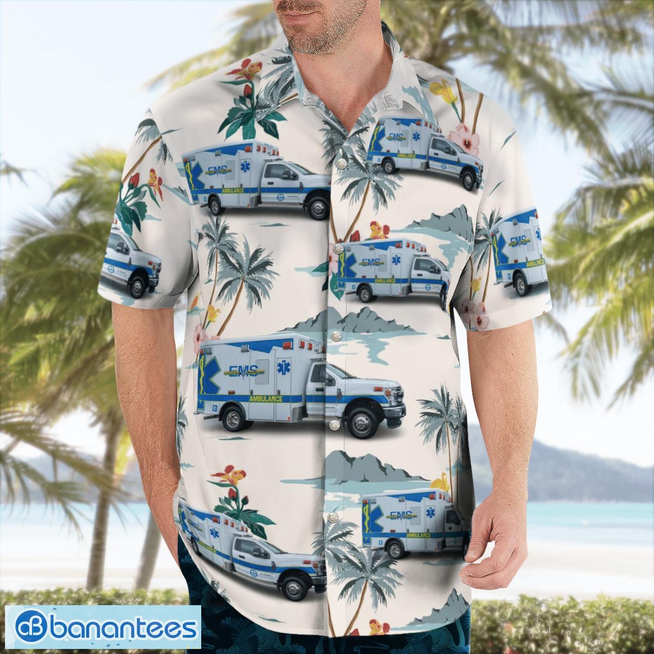 sumner county ems beach hawaiian shirt summer gift 2 image Sumner County EMS Beach Hawaiian Shirt Summer Gift Product Photo 3
