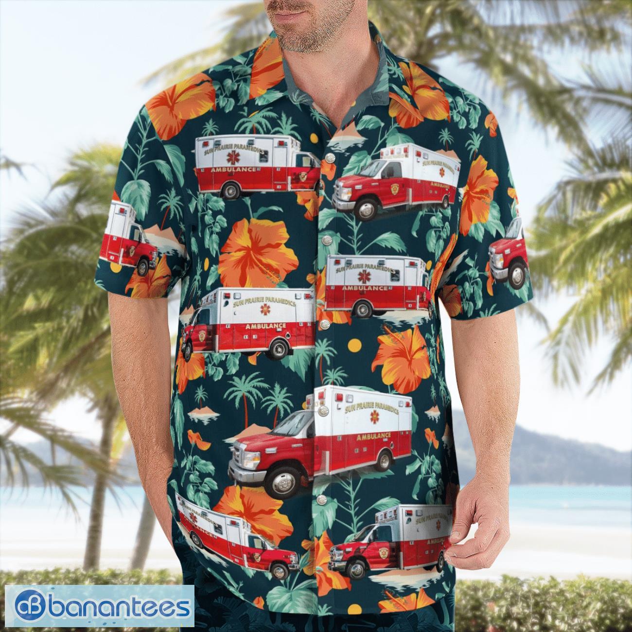 Sun Prairie EMS 3D Hawaiian Shirt Sun Prairie EMS 3D Hawaiian Shirt Product Photo 3