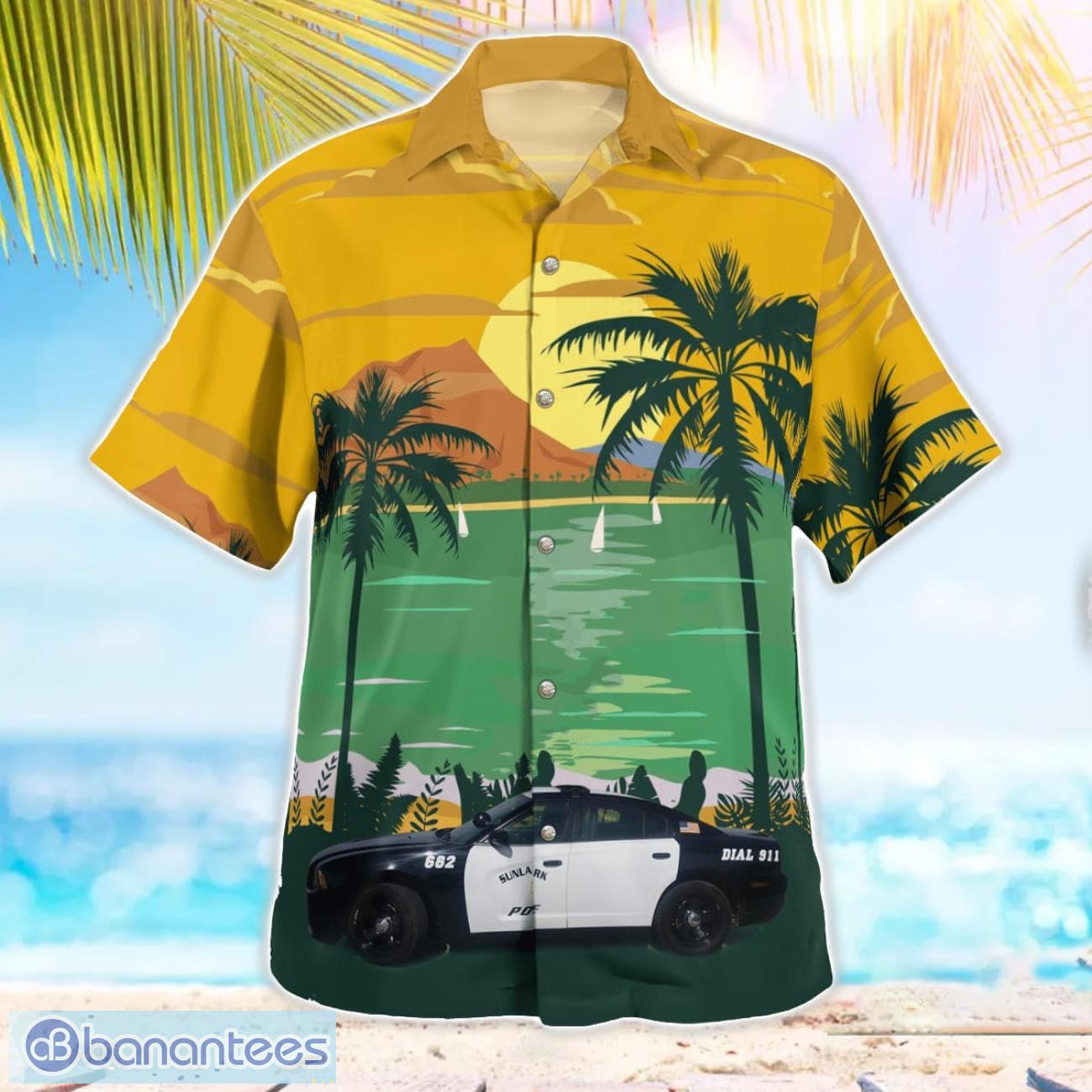 sunland park police car beach hawaiian shirt gift for summer holiday 1 image Sunland Park Police Car Beach Hawaiian Shirt Gift For Summer Holiday Product Photo 2