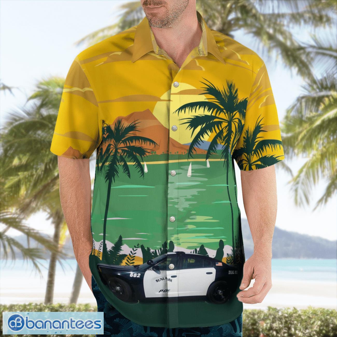Sunland Park Police Car Beach Hawaiian Shirt Gift For Summer Holiday Sunland Park Police Car Beach Hawaiian Shirt Gift For Summer Holiday Product Photo 3