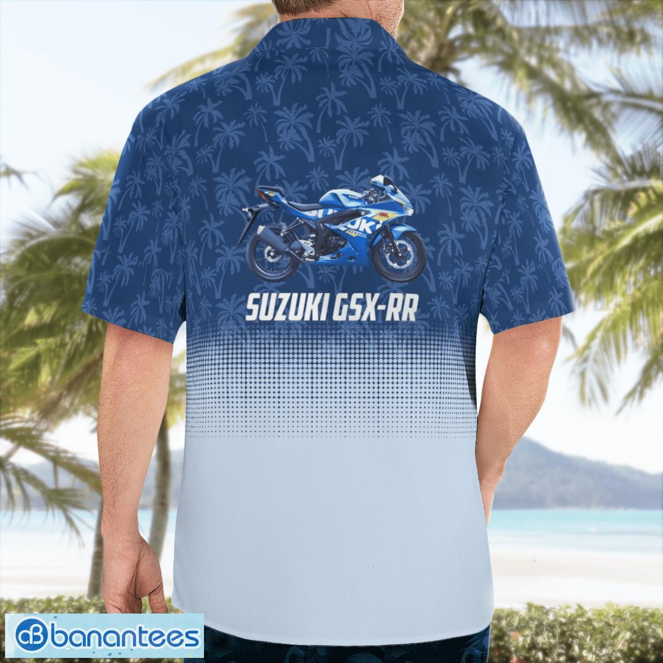 Suzuki MotoGP Suzuki GSX-RR Motorcycle Hawaiian Shirt Beach Summer Shirt Suzuki MotoGP Suzuki GSX-RR Motorcycle Hawaiian Shirt Beach Summer Shirt Product Photo 4