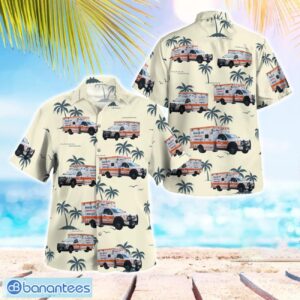 Massachusetts, Boston EMS Aloha Hawaiian Shirt Product Photo 1
