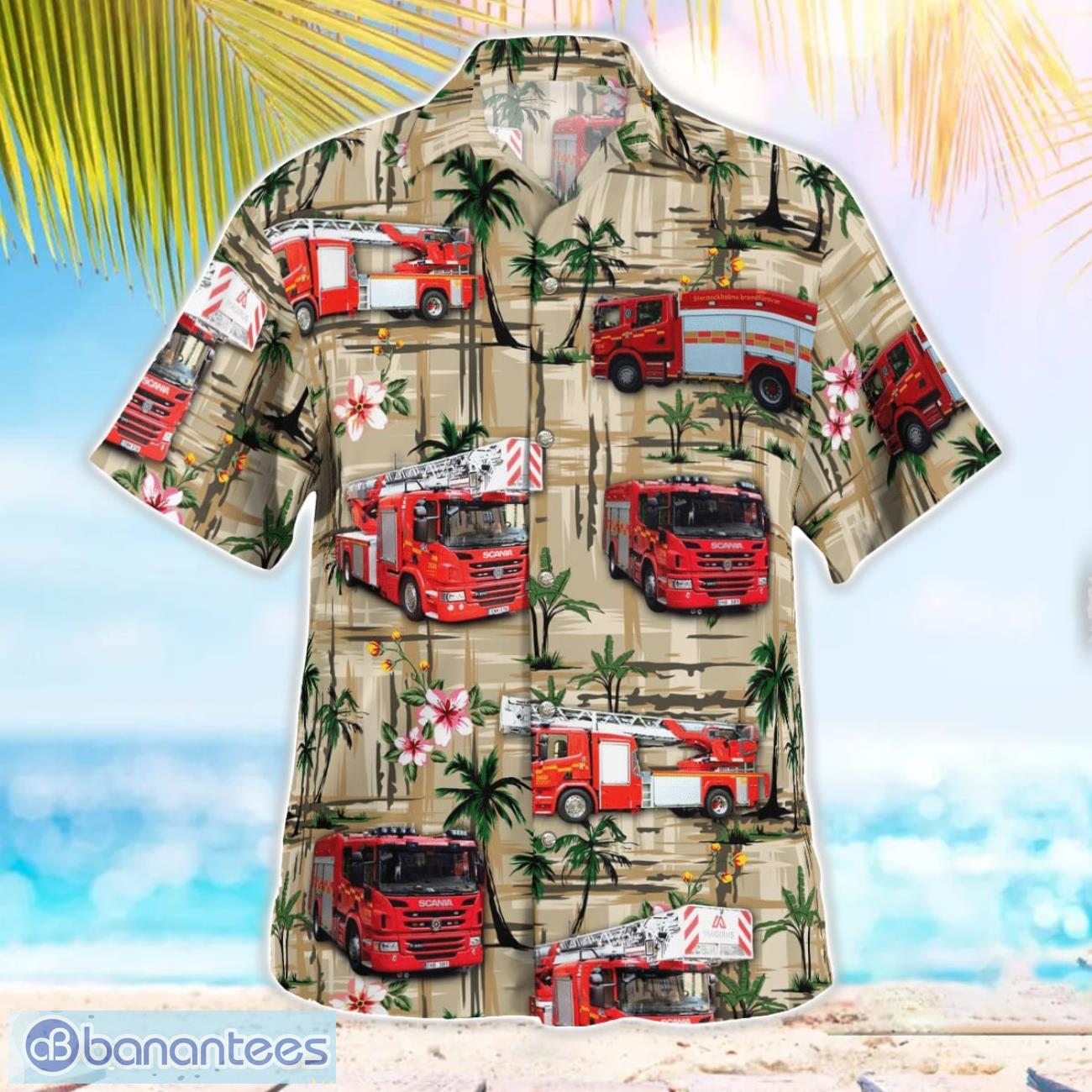 sweden storstockholms brandfrsvar beach hawaiian shirt gift for summer holiday 1 image Sweden Storstockholms brandförsvar Beach Hawaiian Shirt Gift For Summer Holiday Product Photo 2