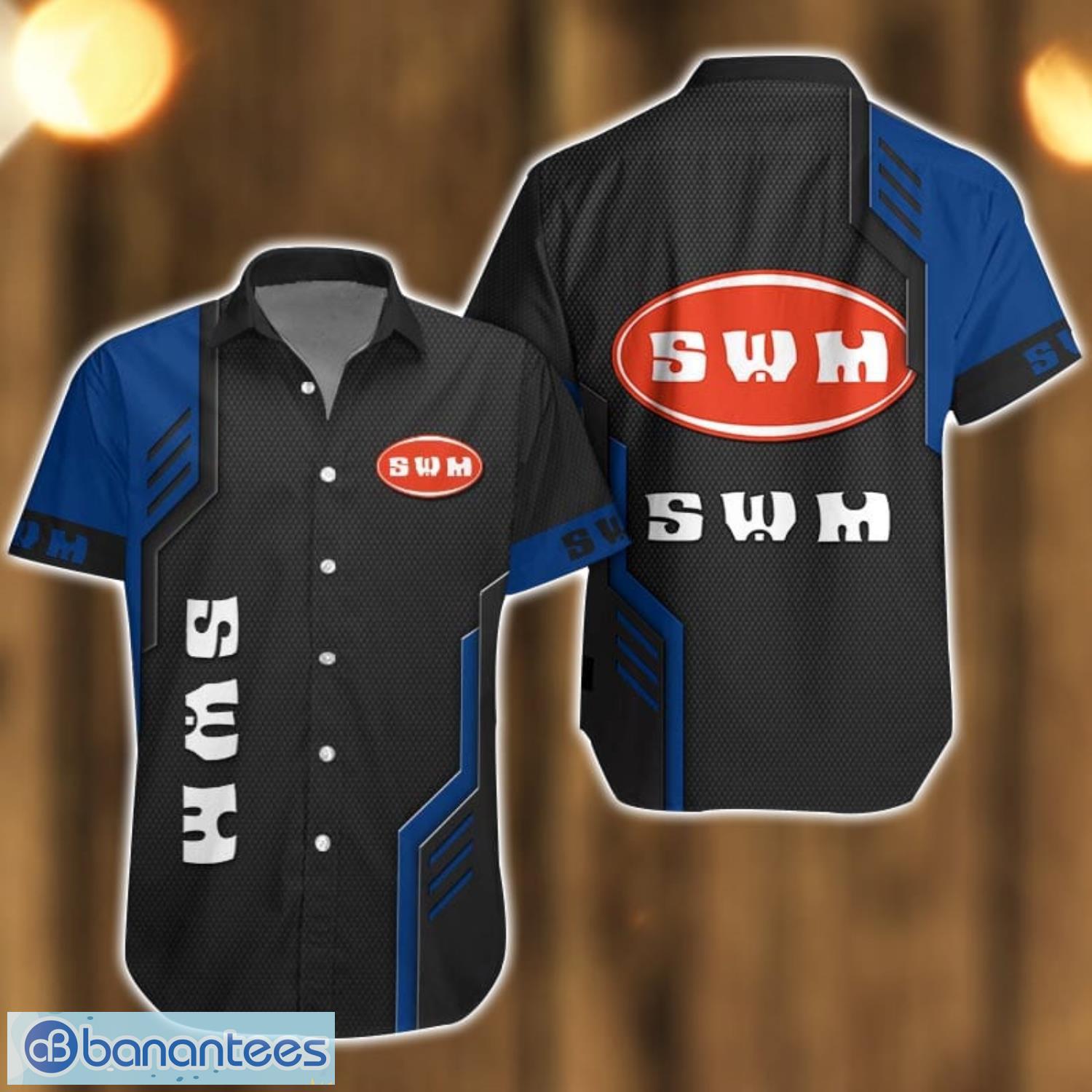 swm logo car hawaiian shirt gift ideas image SWM Logo Car Hawaiian Shirt Gift Ideas Product Photo 1