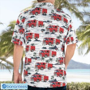 Solana Beach, California, Solana Beach Fire Department Hawaiian Shirt Button Summer Shirt Product Photo 2