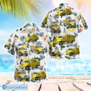 Pattersonville Fire Dept, New York 3D Hawaiian Shirt Product Photo 1