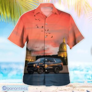 West Virginia State Police Aloha Hawaiian Shirt Product Photo 4