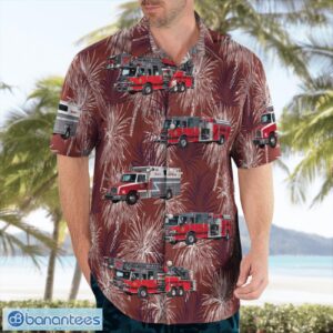 East Stroudsburg, Pennsylvania, Acme Hose Company No.1 Aloha Hawaiian Shirt Product Photo 4