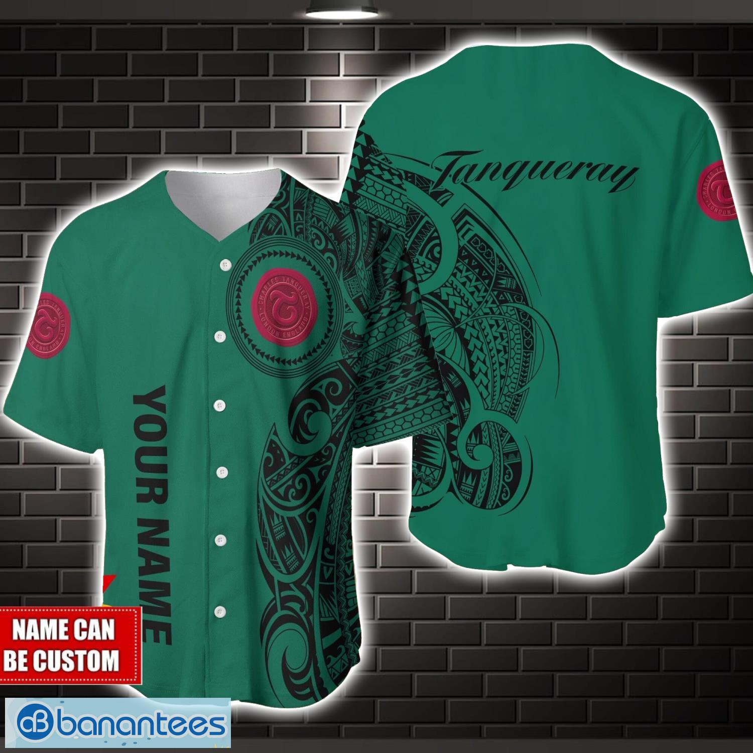 tanqueray personalized name vinatge baseball jersey shirt for men and women image Tanqueray Personalized Name Vinatge Baseball Jersey Shirt For Men And Women Product Photo 1