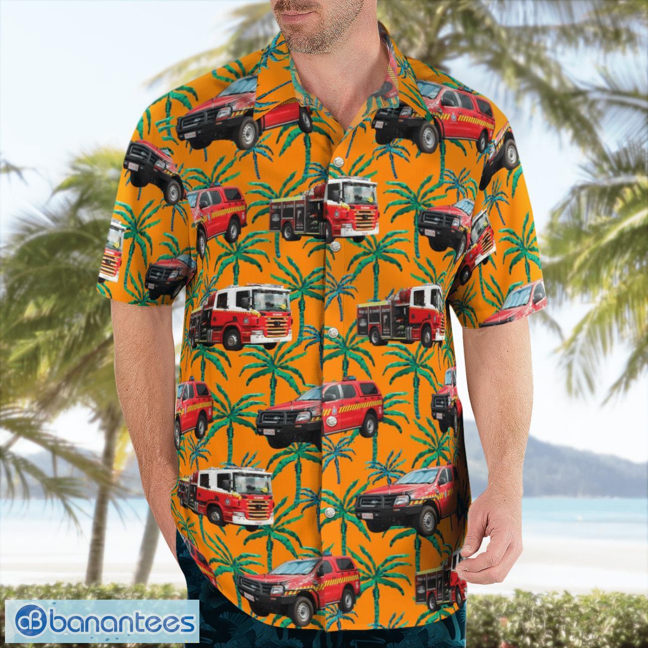 Tasmania Fire Service Hawaiian Shirt Gift For Summer Vacation Tasmania Fire Service Hawaiian Shirt Gift For Summer Vacation Product Photo 3