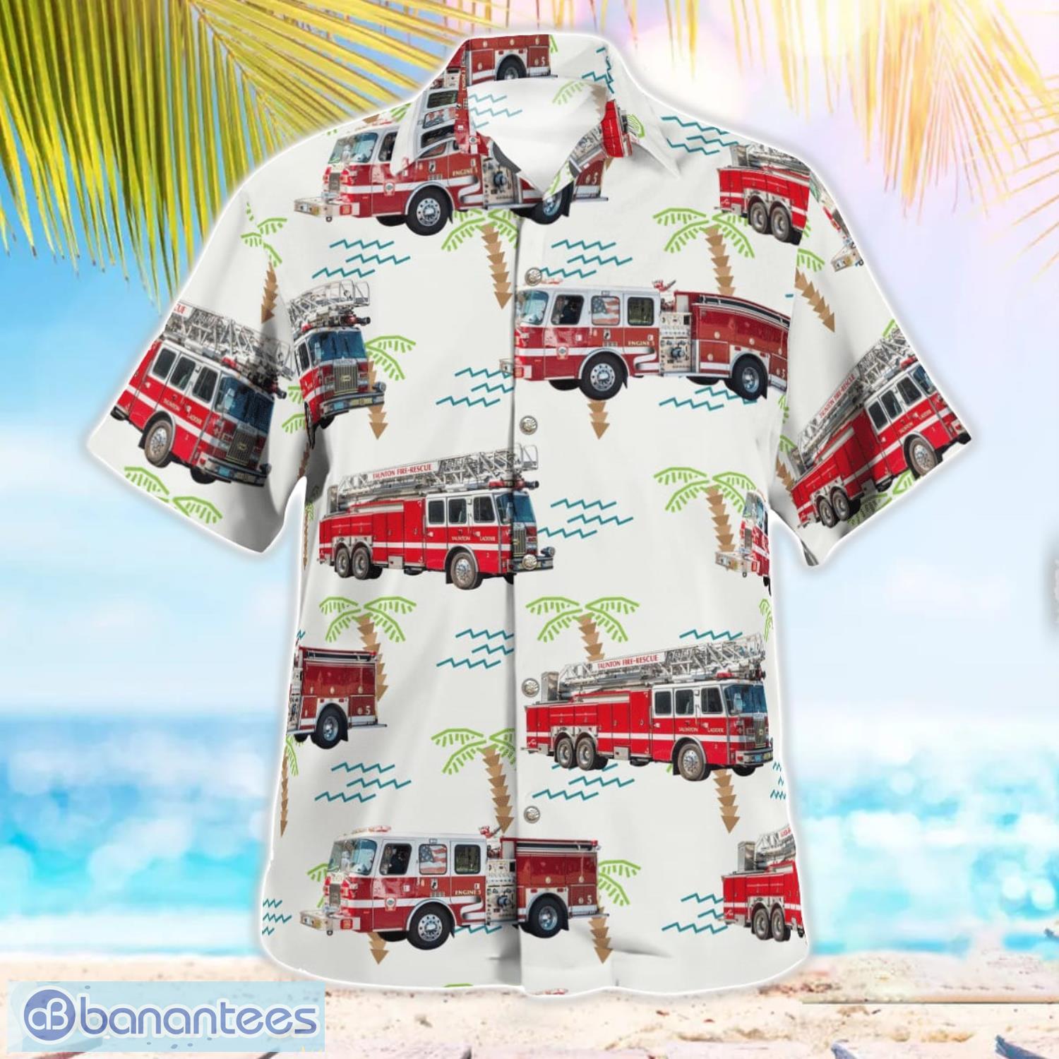 taunton massachusetts taunton fire department 3d hawaiian shirt gift for summer 1 image Taunton, Massachusetts, Taunton Fire Department 3D Hawaiian Shirt Gift For Summer Product Photo 2