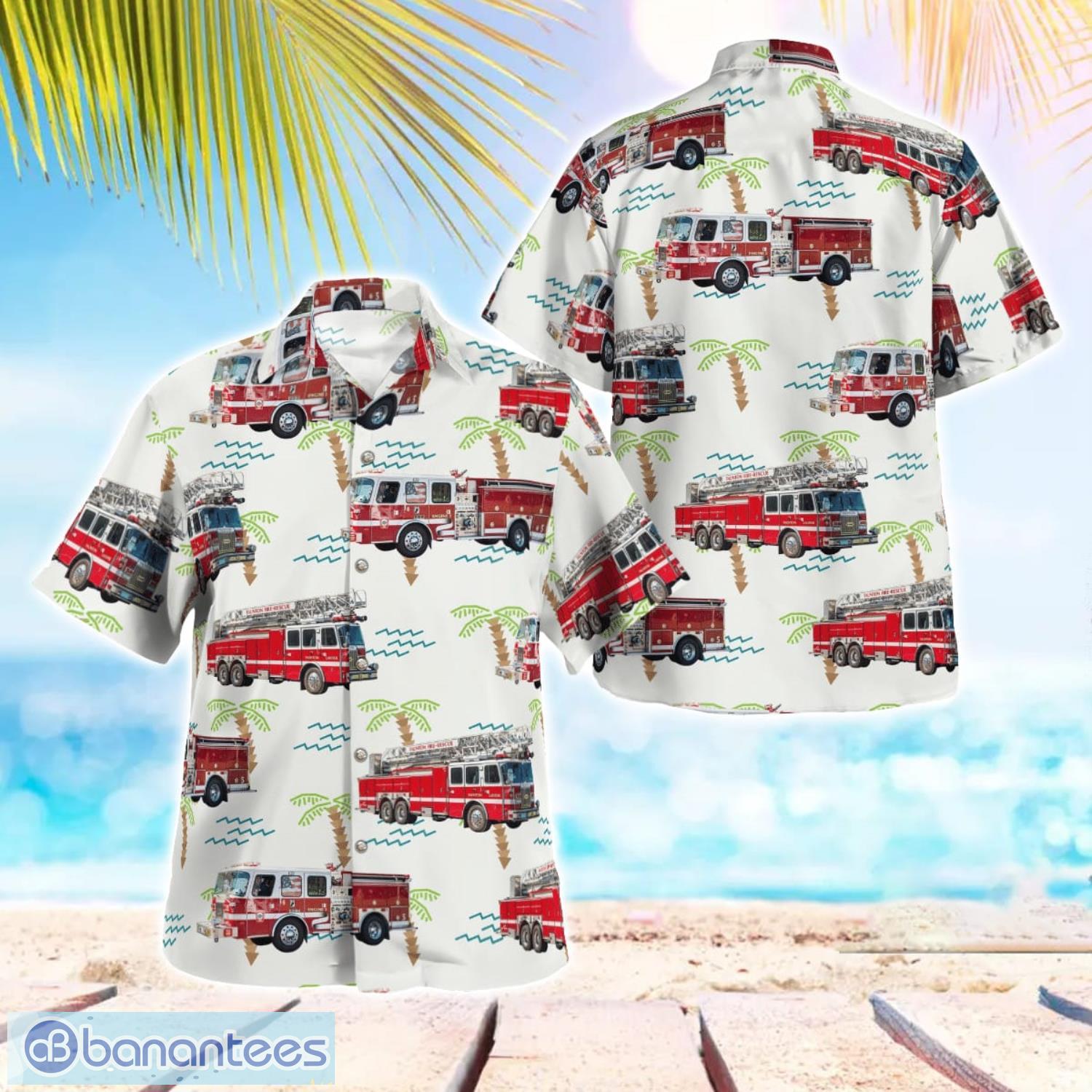taunton massachusetts taunton fire department 3d hawaiian shirt gift for summer image Taunton, Massachusetts, Taunton Fire Department 3D Hawaiian Shirt Gift For Summer Product Photo 1