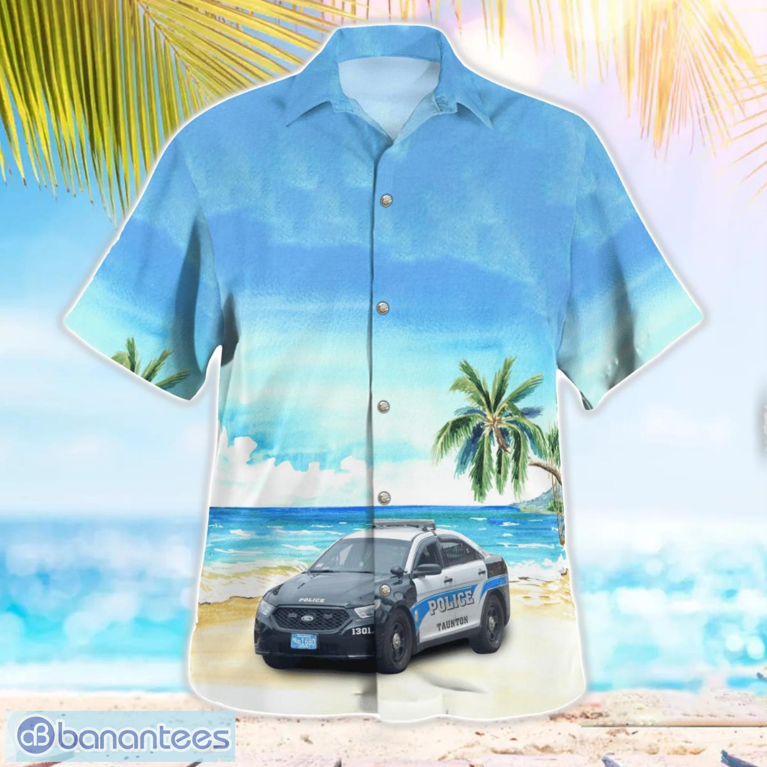 taunton massachusetts taunton police department 3d hawaiian shirt gift for summer 1 image Taunton, Massachusetts, Taunton Police Department 3D Hawaiian Shirt Gift For Summer Product Photo 2