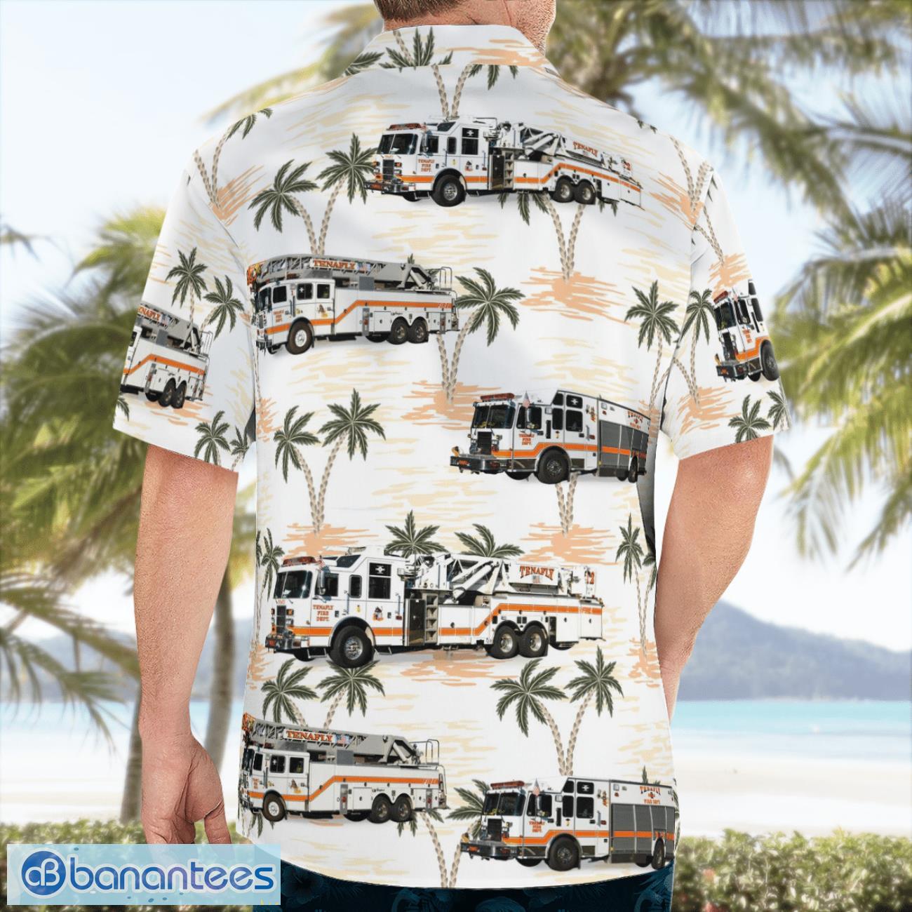 tenafly fire department new jersey 3d hawaiian shirt 1 image Tenafly Fire Department, New Jersey 3D Hawaiian Shirt Product Photo 2