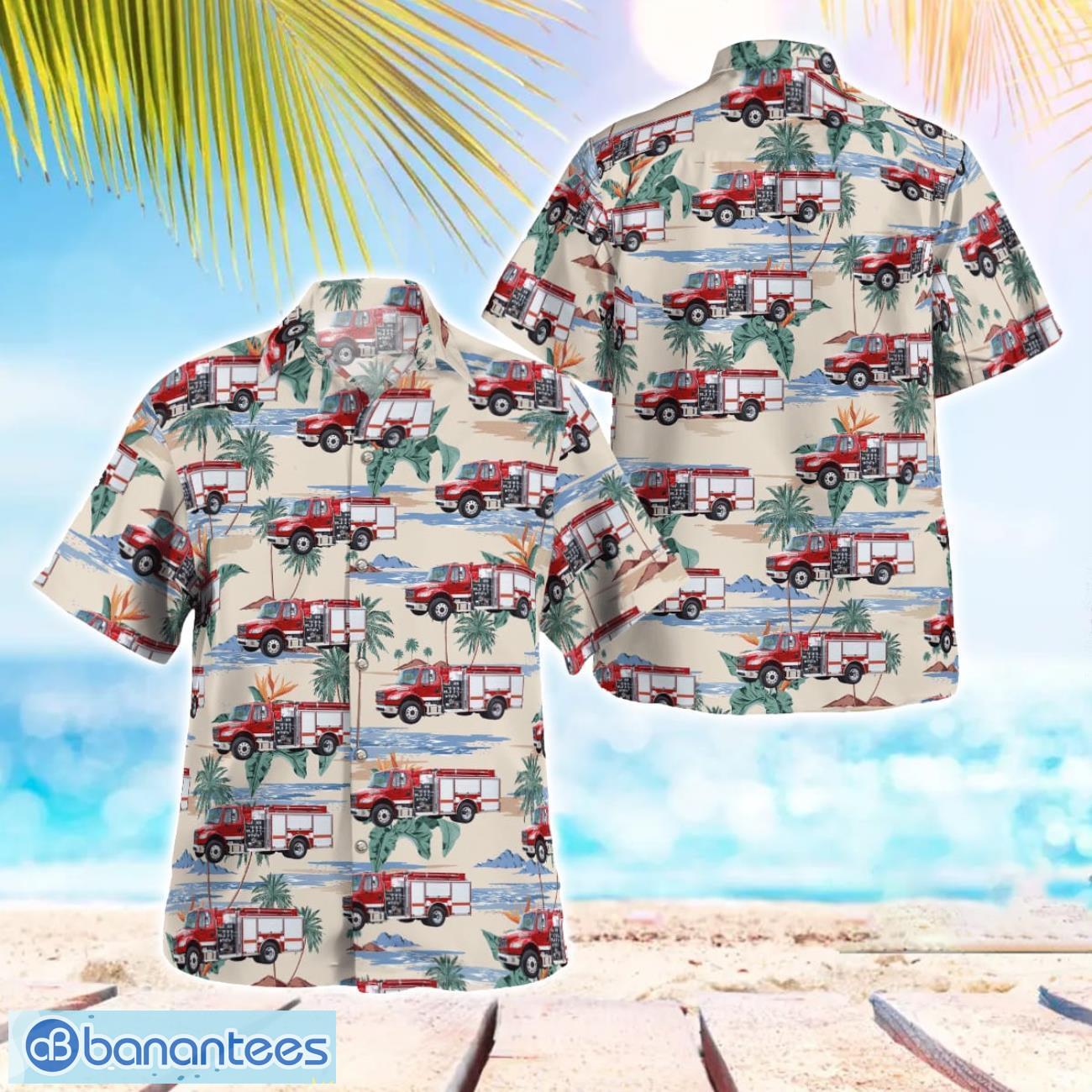 tennessee dyer county tn fire department hawaiian shirt beach summer shirt image Tennessee Dyer County (TN) Fire Department Hawaiian Shirt Beach Summer Shirt Product Photo 1