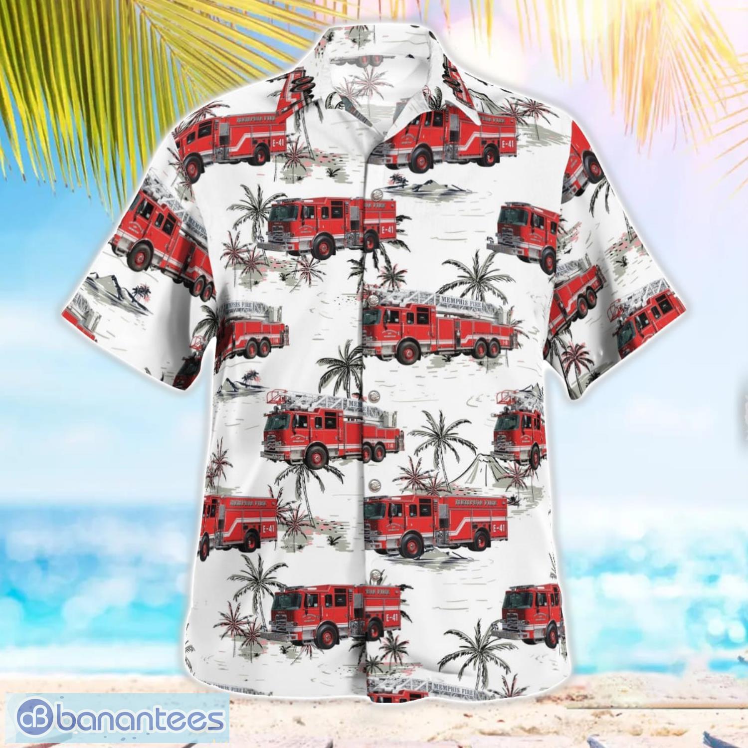 tennessee memphis fire services 3d hawaiian shirt gift for summer 1 image Tennessee Memphis Fire Services 3D Hawaiian Shirt Gift For Summer Product Photo 2