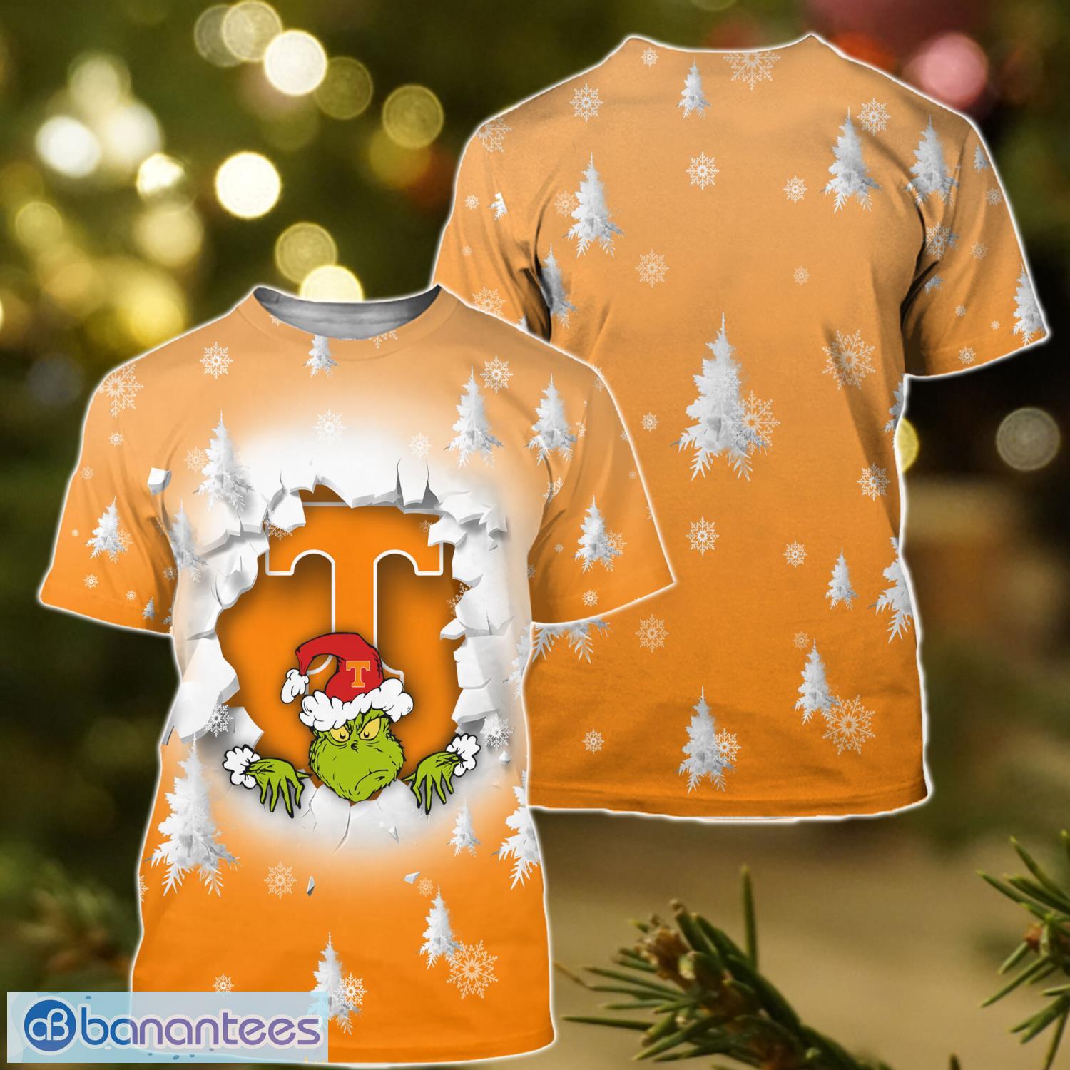 tennessee volunteers grinch 3d t shirt hoodie sweatshirt gift for christmas 1 image Tennessee Volunteers Grinch 3D T-Shirt Hoodie Sweatshirt Gift For Christmas Product Photo 2