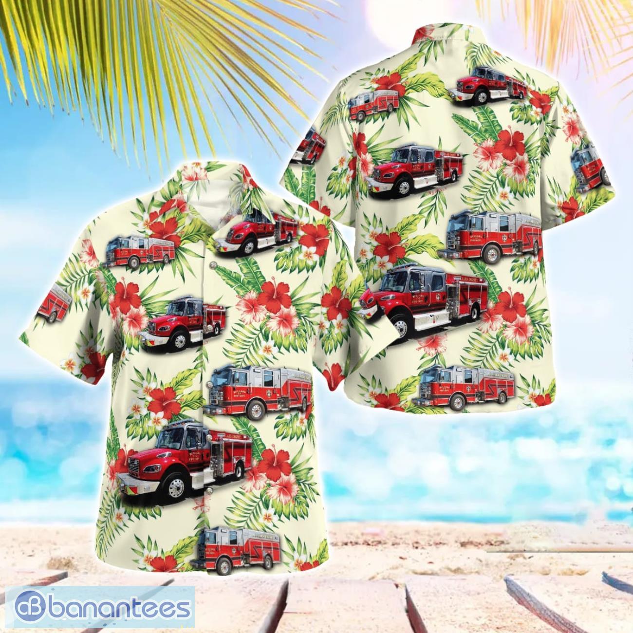 texas bullard fire department hawaiian shirt beach shirt summer holiday gift image Texas Bullard Fire Department Hawaiian Shirt Beach Shirt Summer Holiday Gift Product Photo 1
