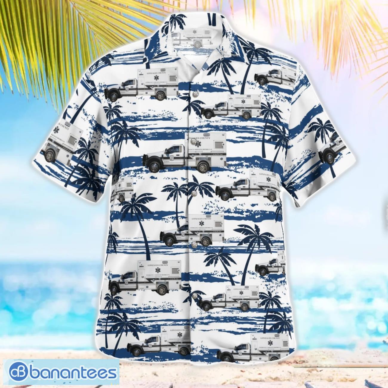 Texas, Gonzales County ESD #1 EMS Aloha Hawaiian Shirt Texas, Gonzales County ESD #1 EMS Aloha Hawaiian Shirt Product Photo 3