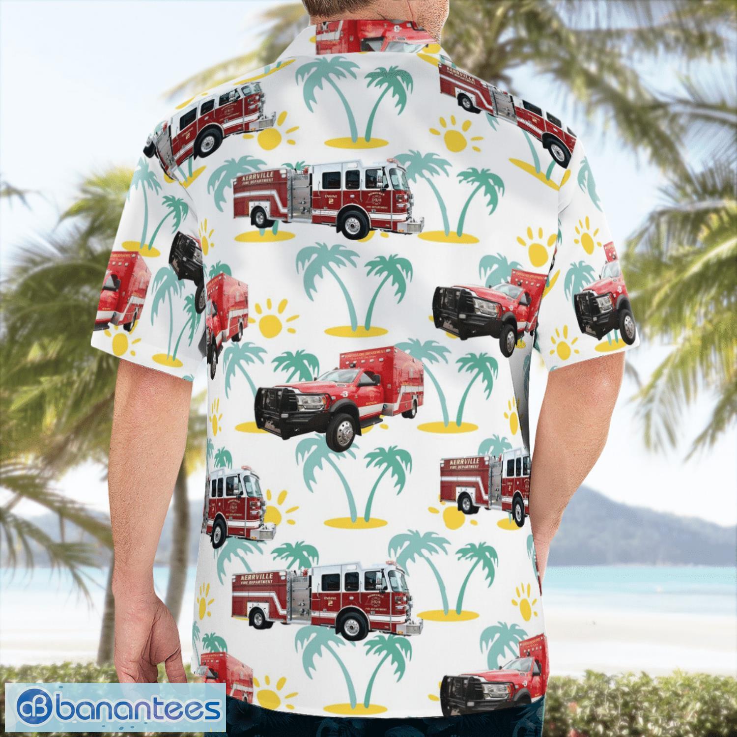 Texas Kerrville Fire Department 3D Hawaiian Shirt Gift For Summer Texas Kerrville Fire Department 3D Hawaiian Shirt Gift For Summer Product Photo 4