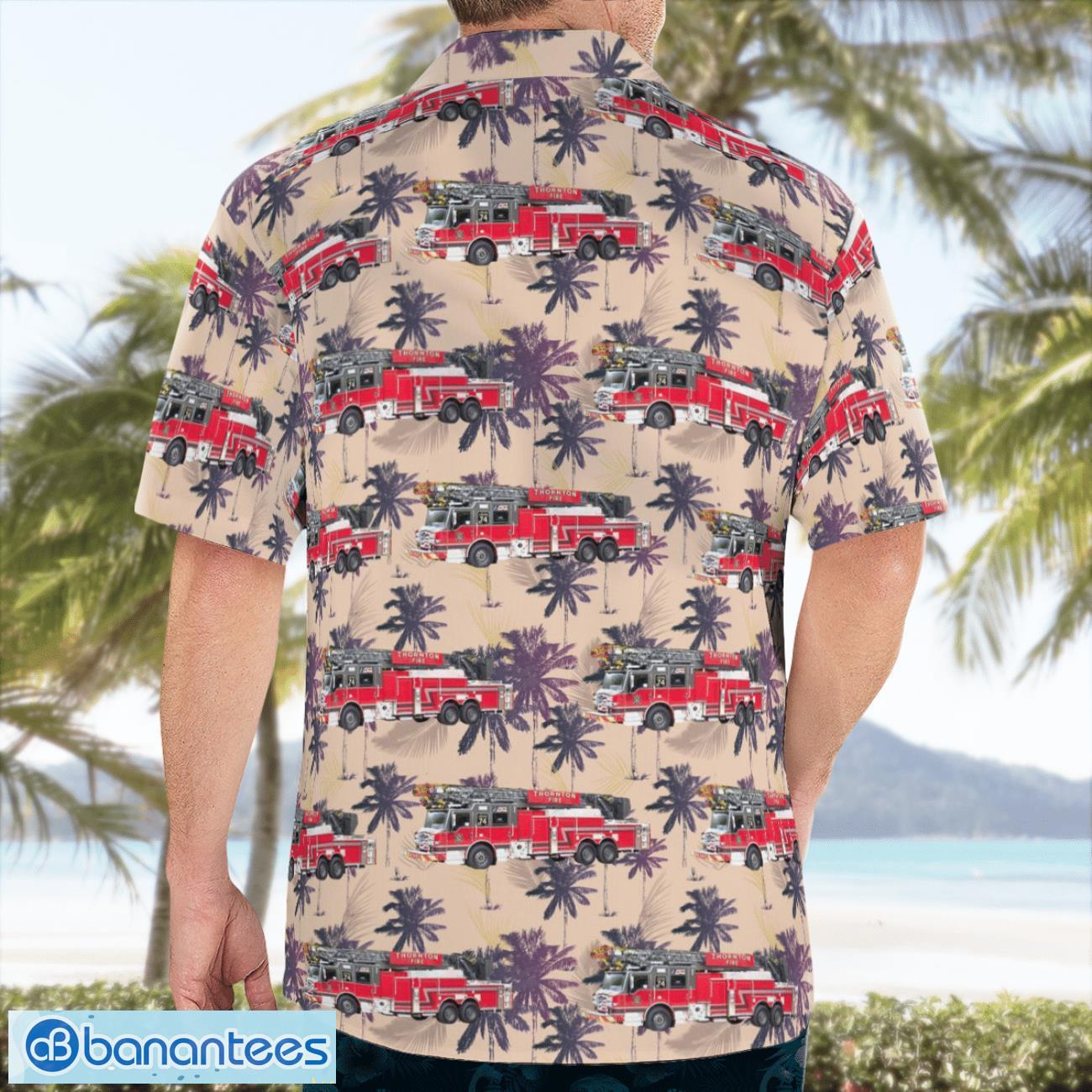 Thornton Fire Department, Colorado Hawaiian Shirt Gift For Summer Vacation Thornton Fire Department, Colorado Hawaiian Shirt Gift For Summer Vacation Product Photo 4