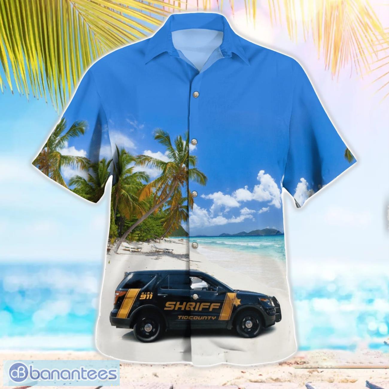 tioga county sheriff beach hawaiian shirt summer gift 2 image Tioga County Sheriff Beach Hawaiian Shirt Summer Gift Product Photo 3