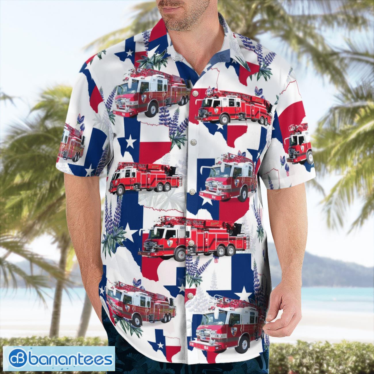 Tomball Fire Department 3D Summer Aloha Hawaiian Shirt Tomball Fire Department 3D Summer Aloha Hawaiian Shirt Product Photo 4