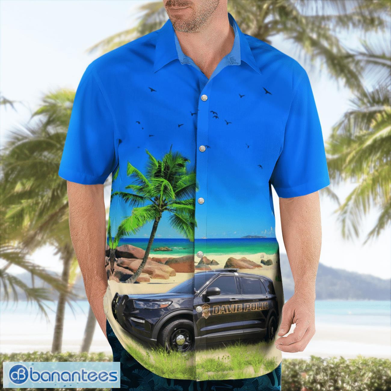 Town of Davie Police Department Beach Hawaiian Shirt Gift For Summer Holiday Town of Davie Police Department Beach Hawaiian Shirt Gift For Summer Holiday Product Photo 4