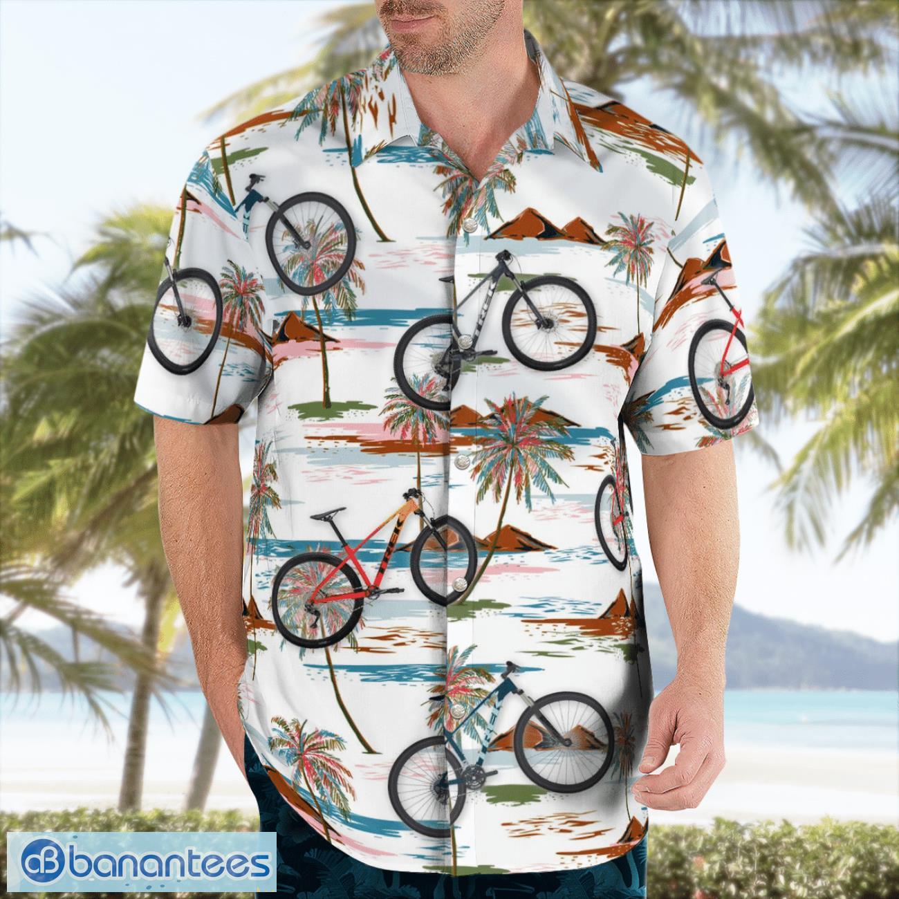 trek bicycle mountain bike hawaiian shirt beach shirt summer holiday gift 2 image Trek Bicycle Mountain Bike Hawaiian Shirt Beach Shirt Summer Holiday Gift Product Photo 3