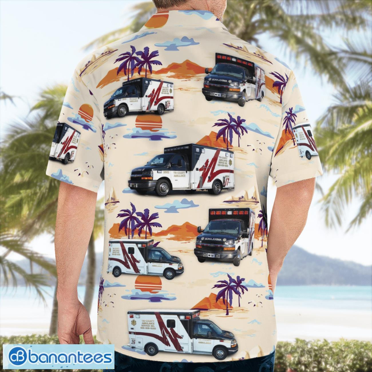 tri county ambulance service beach hawaiian shirt gift for summer holiday 1 image Tri-County Ambulance Service Beach Hawaiian Shirt Gift For Summer Holiday Product Photo 2