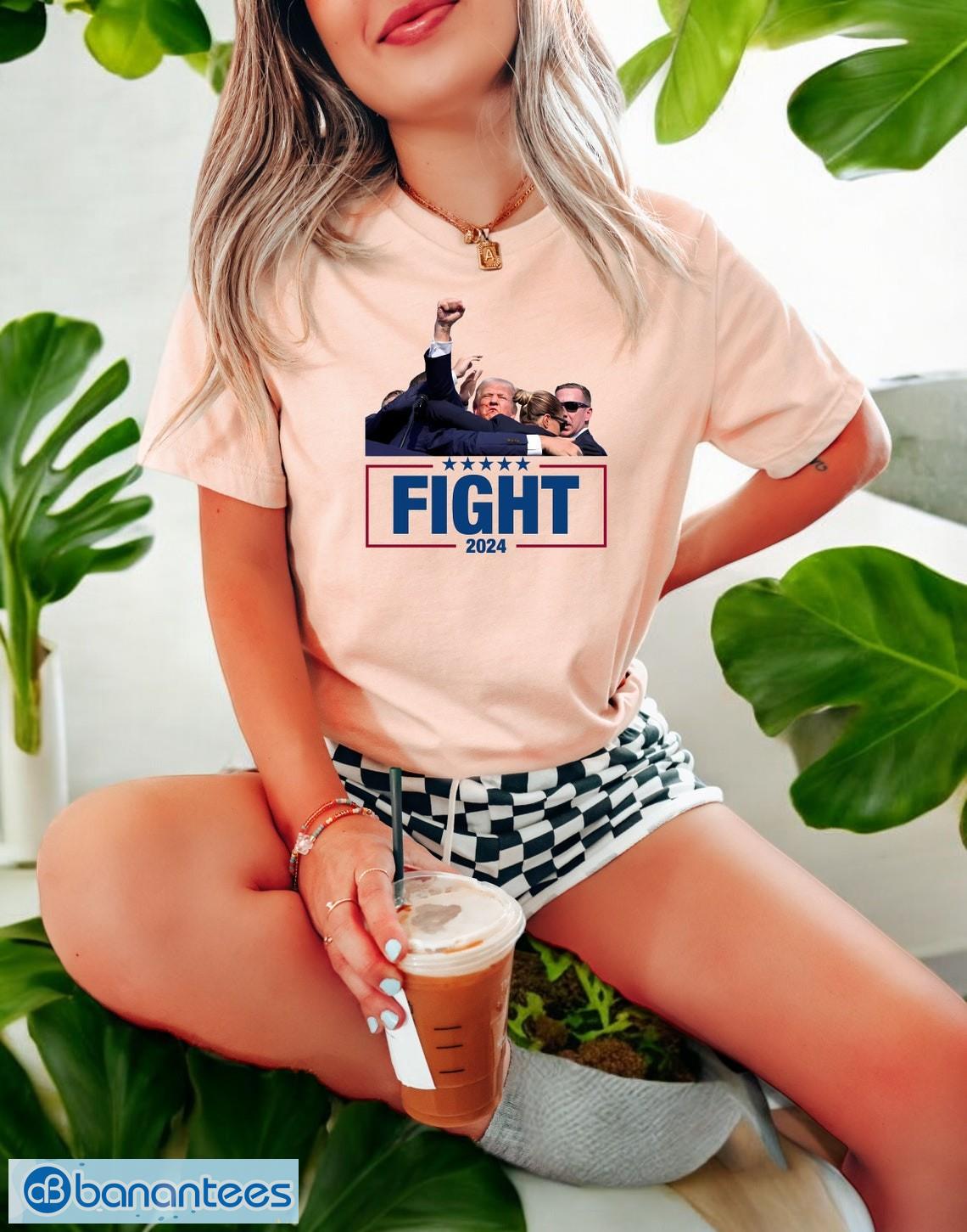 trump fight t shirtattempt to harm trump assassination attempt t shirt 1 image Trump Fight T-Shirt,Attempt to Harm Trump Assassination Attempt T-Shirt Product Photo 2