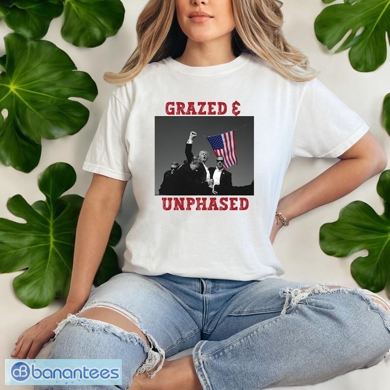 trump fight tshirt fist pump bullet ear bleeding trump 2024 t shirt 1 image Trump Fight TShirt Fist Pump Bullet Ear Bleeding Trump 2024 T-Shirt Product Photo 2