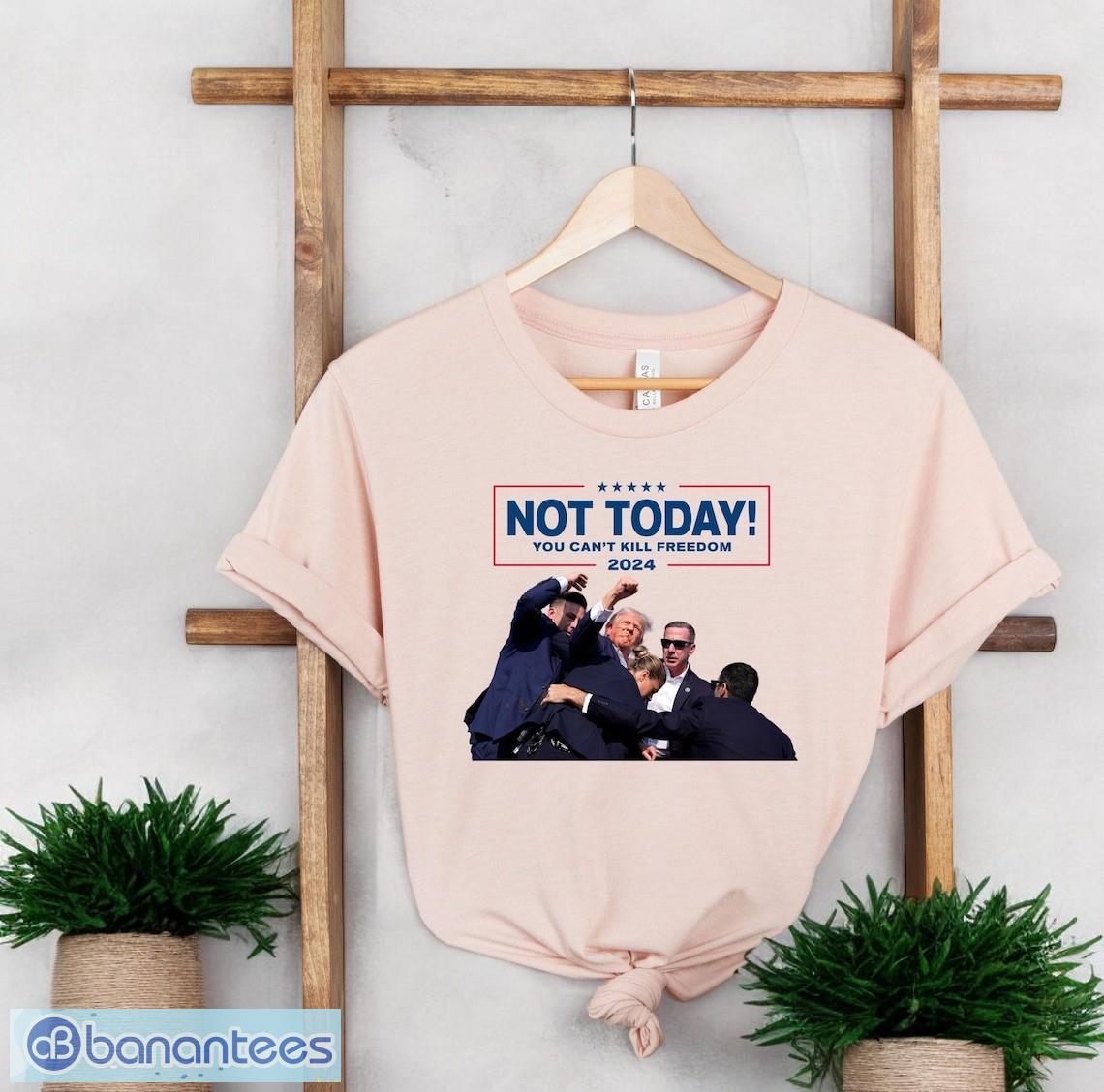 trump rally shooter t shirt trump 2024 usa freedom trump freedom shirt image Trump Rally Shooter T-Shirt, Trump 2024, USA Freedom, Trump Freedom Shirt, Product Photo 1