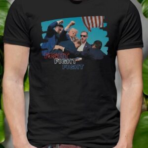 Trump T-shirt,Trump 2024,Fight Fight Fight,Trump Fist T-Shirt Product Photo 2