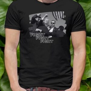 Trump T-shirt,Trump 2024,Fight Fight Fight,Trump Fist T-Shirt Product Photo 1