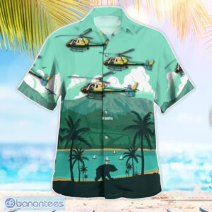 Los Angeles County Sheriff Helicopter Beach Hawaiian Shirt Summer Gift Product Photo 2