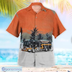 West Virginia, South Charleston Fire Department Aloha Hawaiian Shirt Product Photo 3