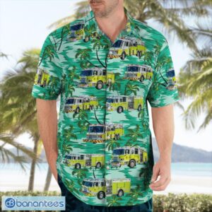 Pennsylvania, Fort Washington Fire Company Aloha Hawaiian Shirt Product Photo 4