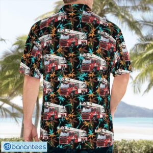 Shropshire Fire and Rescue Service Aerial Appliance Hawaiian Shirt Beach Summer Shirt Product Photo 3