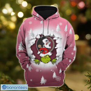 Florida State Seminoles Grinch 3D T-Shirt Hoodie Sweatshirt Gift For Christmas Product Photo 3