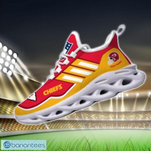 Custom Name NFL Kansas City Chiefs Sneakers Sport Team Max Soul Shoes For Men Women Product Photo 3