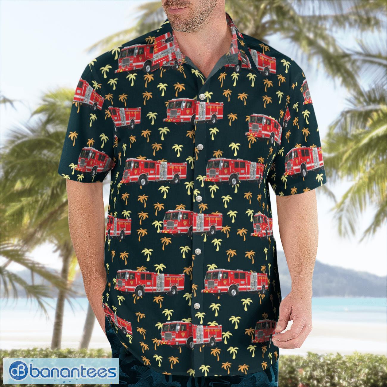 Unified Fire Authority, Utah Pumper Hawaiian Shirt Gift For Summer Vacation Unified Fire Authority, Utah Pumper Hawaiian Shirt Gift For Summer Vacation Product Photo 3