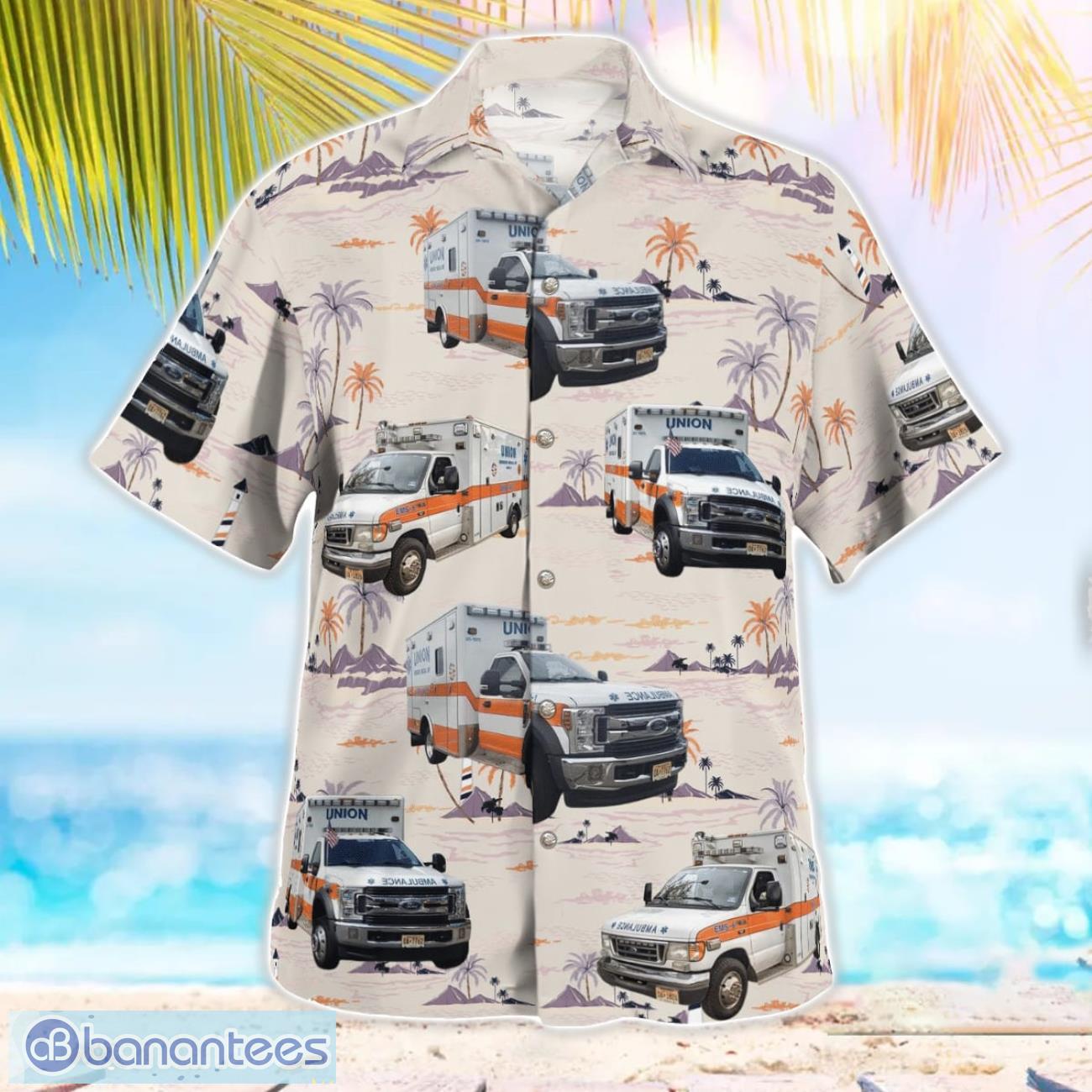 union emergency medical unit 3d hawaiian shirt 1 image Union Emergency Medical Unit 3D Hawaiian Shirt Product Photo 2