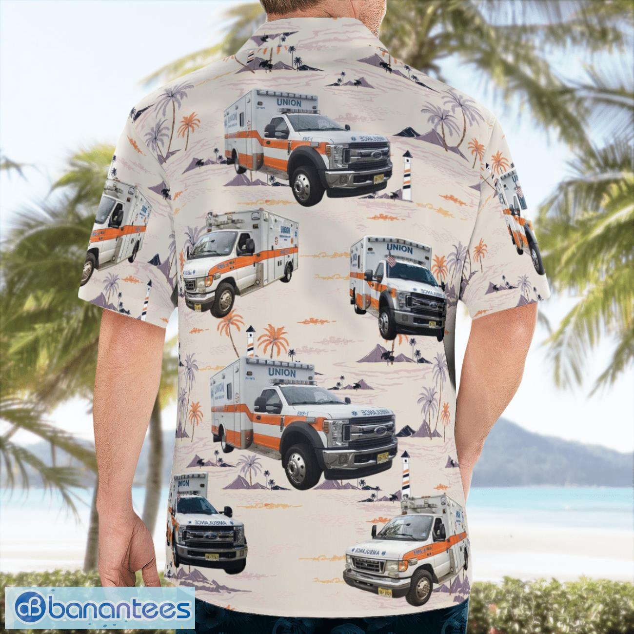 Union Emergency Medical Unit 3D Hawaiian Shirt Union Emergency Medical Unit 3D Hawaiian Shirt Product Photo 4