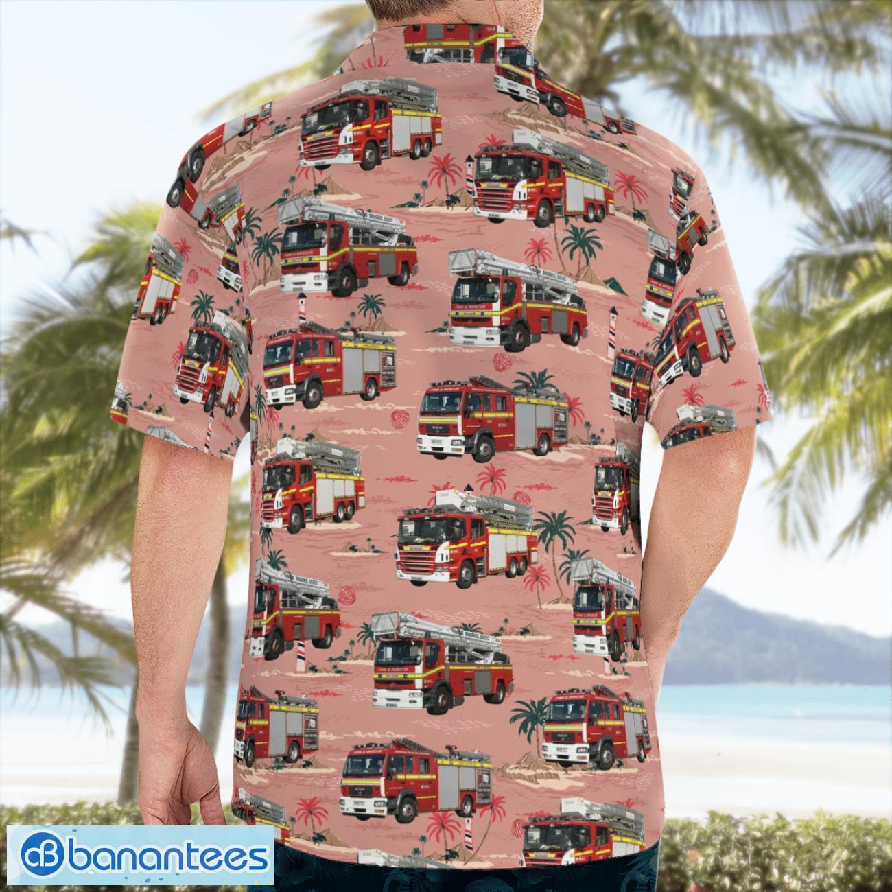 united kingdom avon fire amp rescue service hawaiian shirt men women beach shirt 1 image United Kingdom, Avon Fire & Rescue Service Hawaiian Shirt Men Women Beach Shirt Product Photo 2
